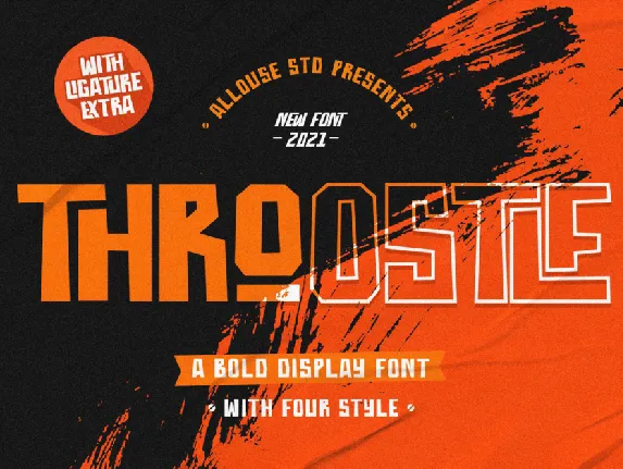 Throostle font