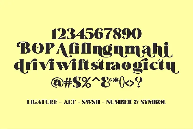 Morgini font