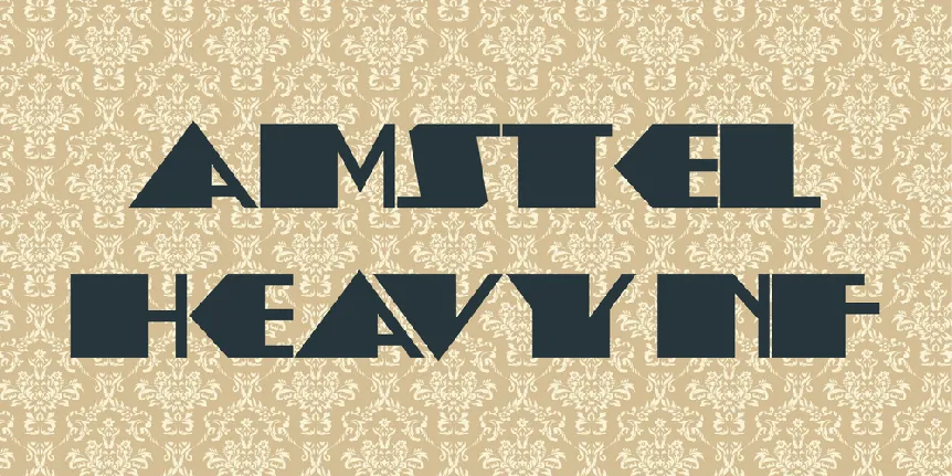 Amstel Heavy NF font