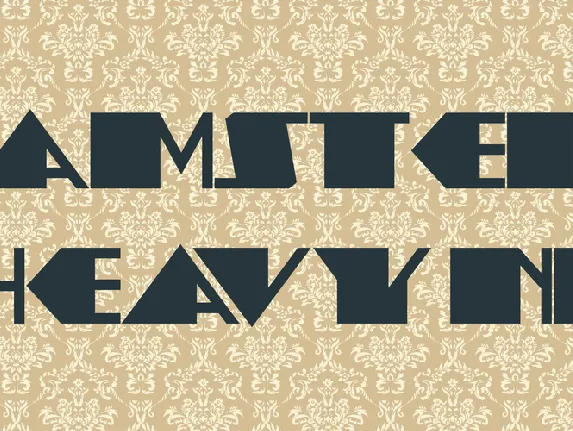 Amstel Heavy NF font