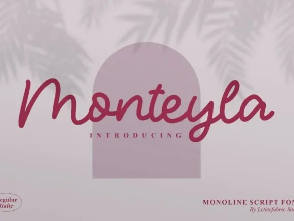 Monteyla font