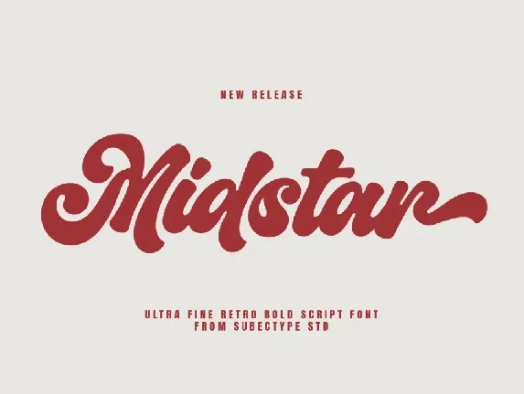 Midstar font