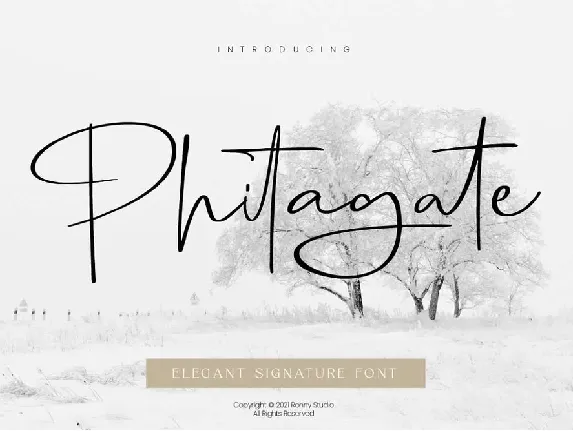 Phitagate font