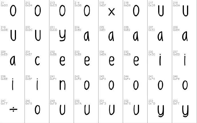 Evoley Notes font