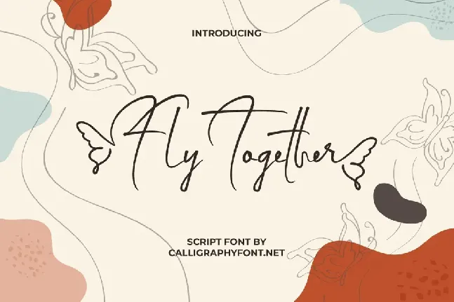 Fly Together Demo font