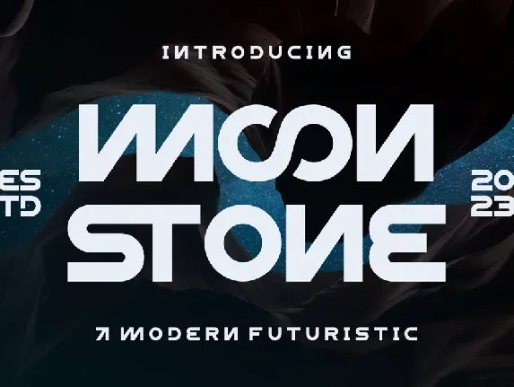 MOON STONE font