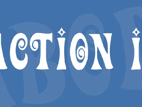 Action Is font