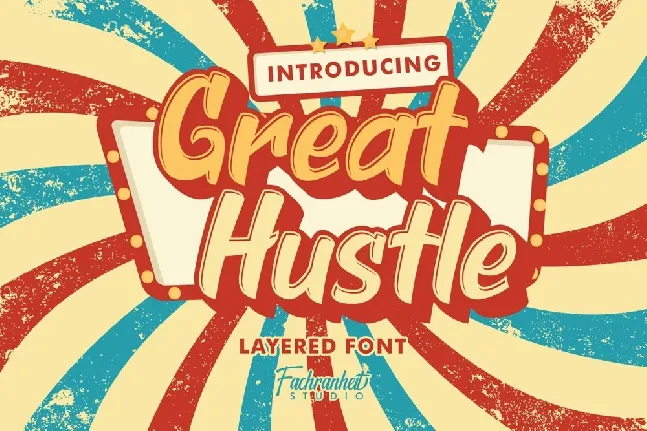 Great Hustle Bold Display font