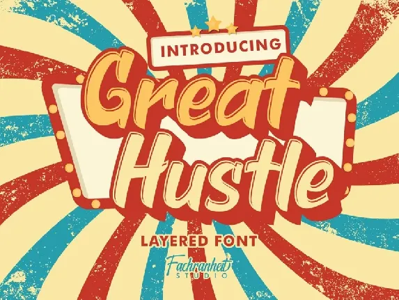 Great Hustle Bold Display font