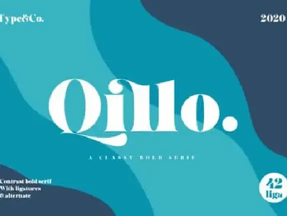 Qillo Serif font