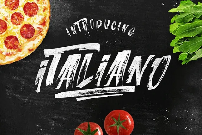 Italiano Brush font