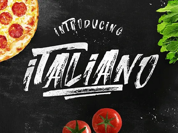 Italiano Brush font