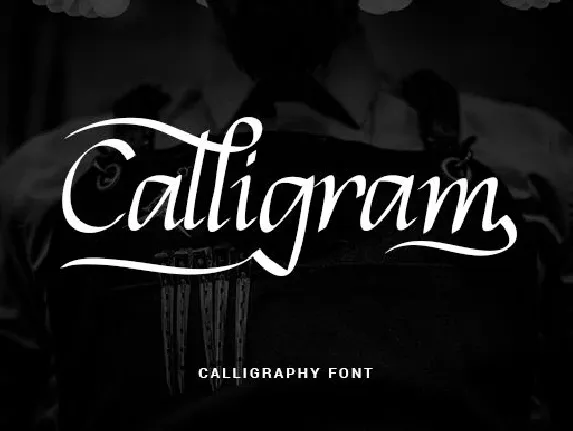 Calligram Calligraphy font