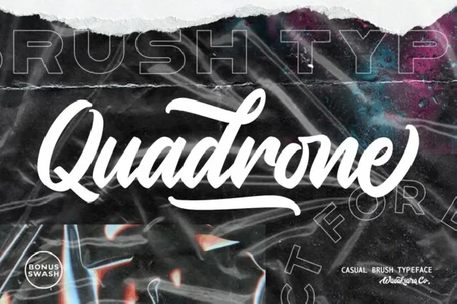 Quadrone font