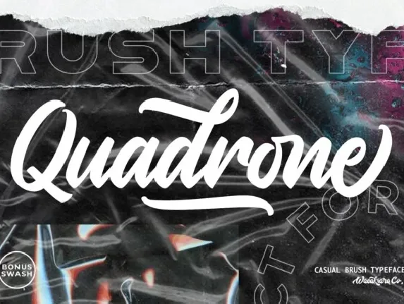 Quadrone font