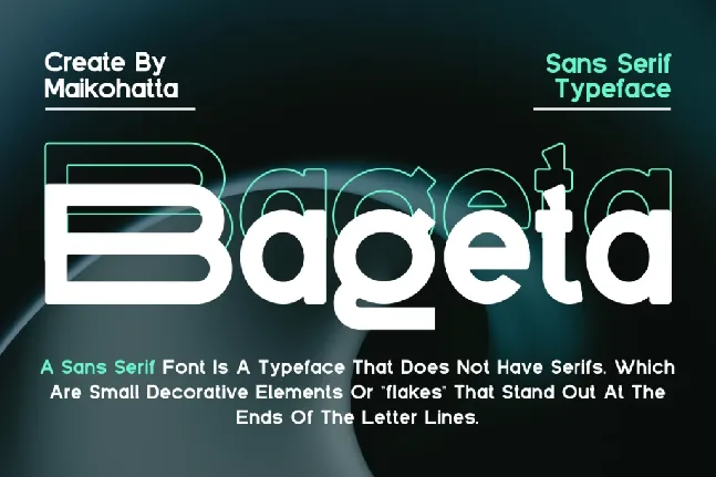 Bageta font