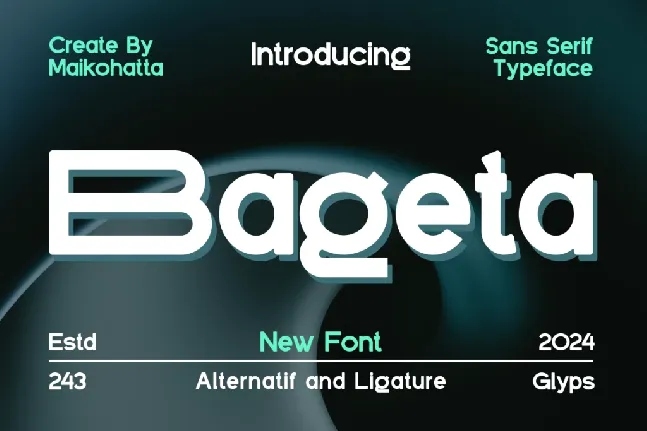 Bageta font