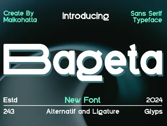 Bageta font