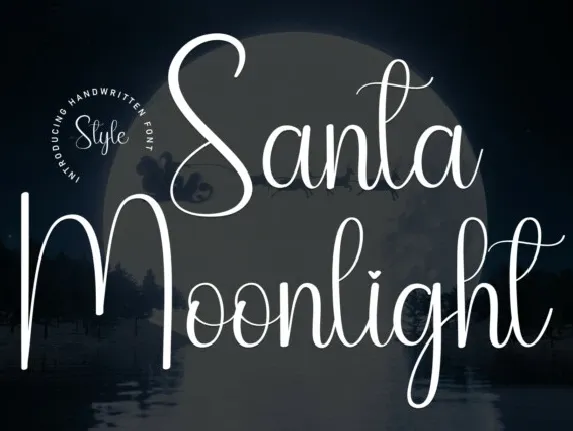 Santa Moonlight Script font