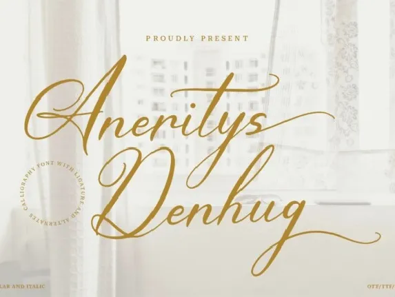 Aneritys Denhug font