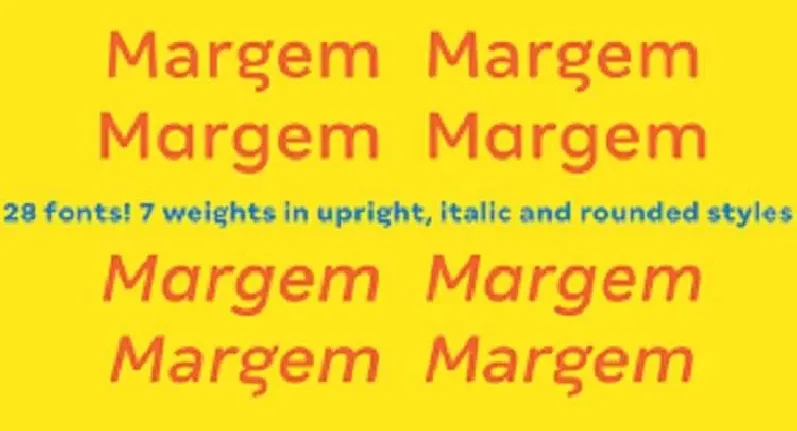 Margem Family Free font