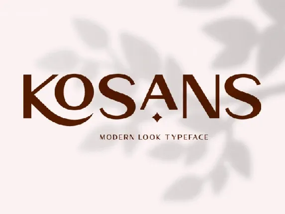 Kosans font