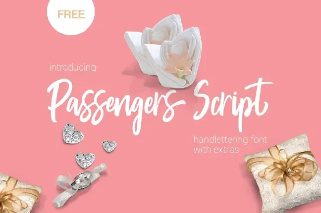 Passengers Script Free font