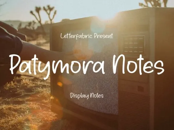 Patymora Notes font