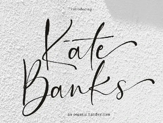 Kate Banks font