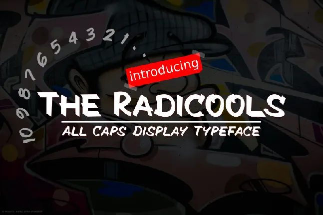 The Radicools font