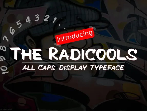 The Radicools font