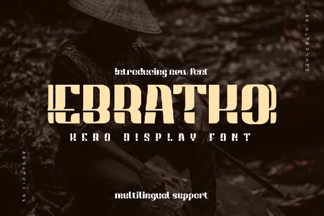 EBRATHOTRIAL font