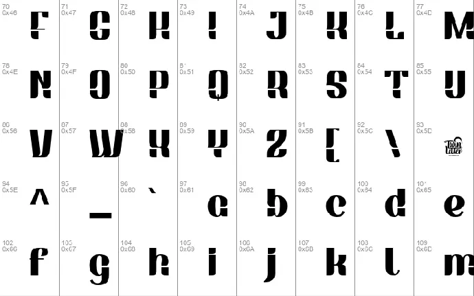 EBRATHOTRIAL font