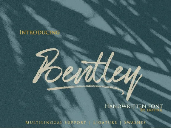 Bentley font