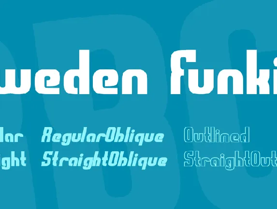 Sweden Funkis font