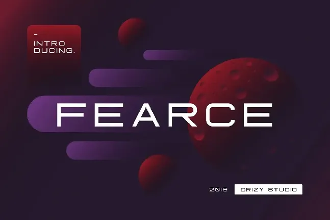 Fearce font