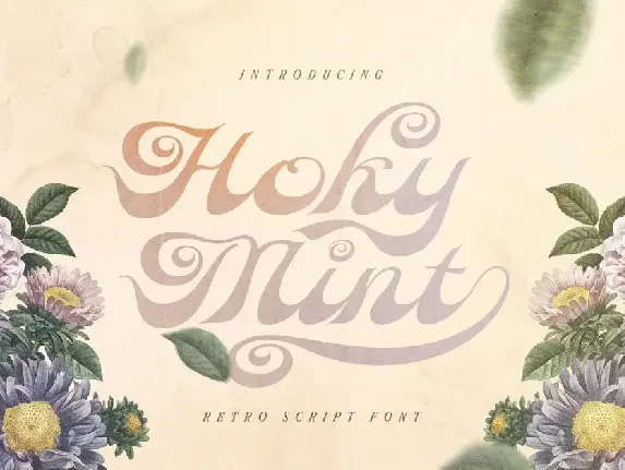 Hoky Mint font