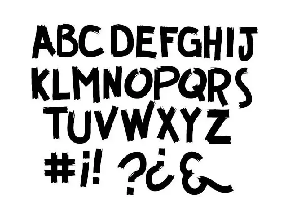 Guerrilla font