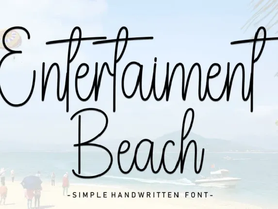 Entertaiment Beach font