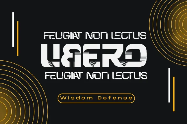 Wisdom Defense Demo font