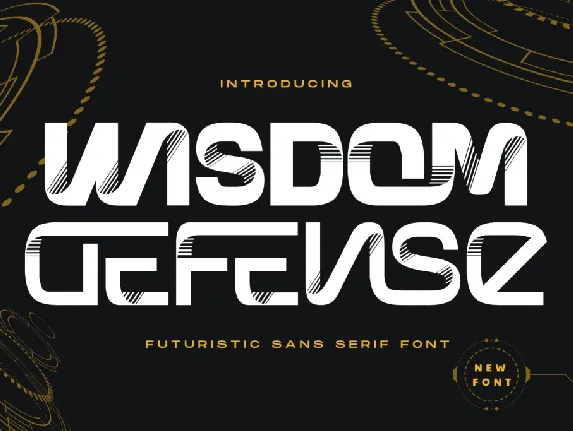 Wisdom Defense Demo font