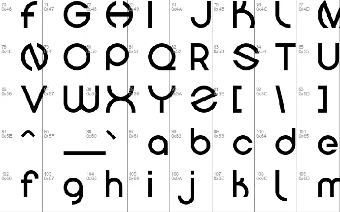 Geotype font