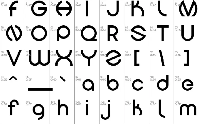 Geotype font