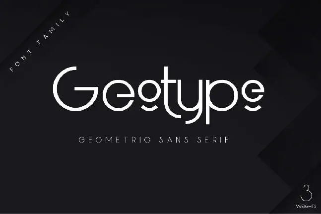 Geotype font