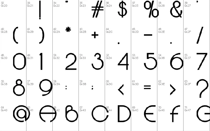 Geotype font