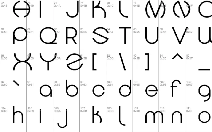 Geotype font