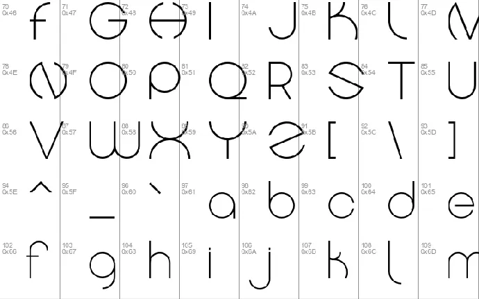 Geotype font