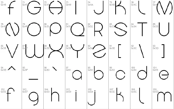 Geotype font