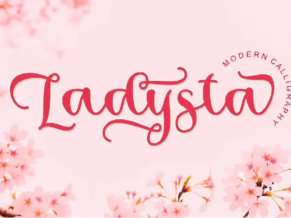 Ladysta - Personal Use font