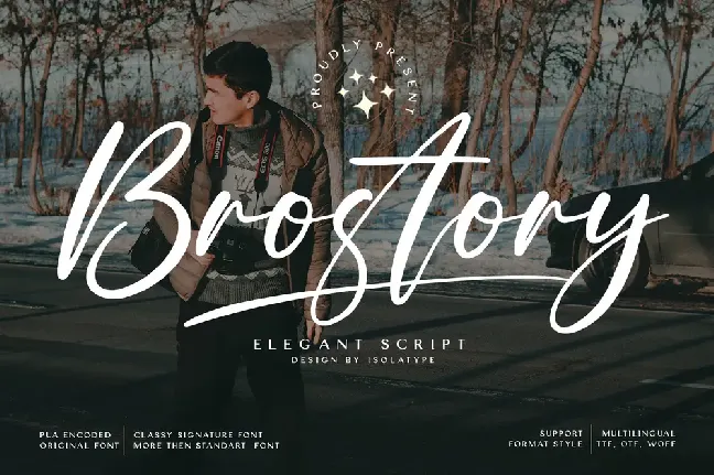 Brostory (Demo) font